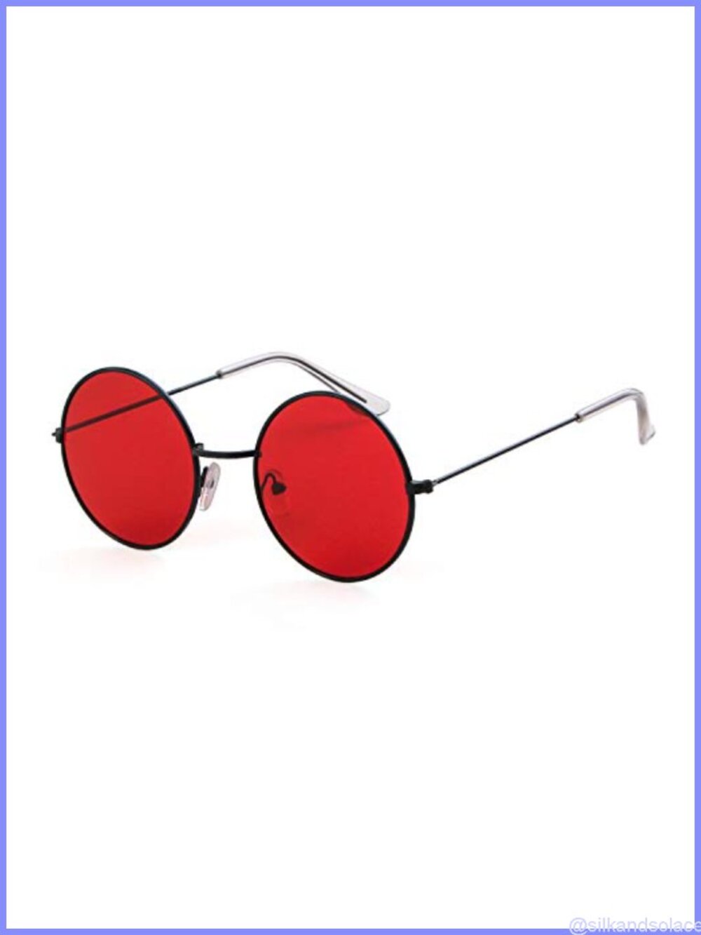 Retro Round Sunglasses Small Circle Metal Frame UV400 Unisex